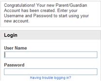PowerSchool Success Message