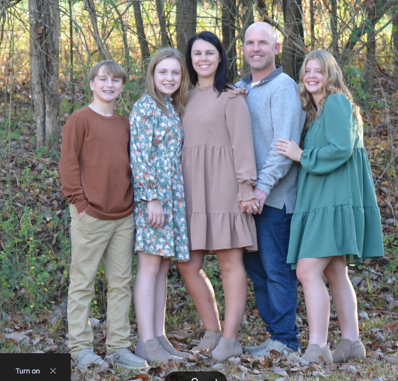 Coach and family photo