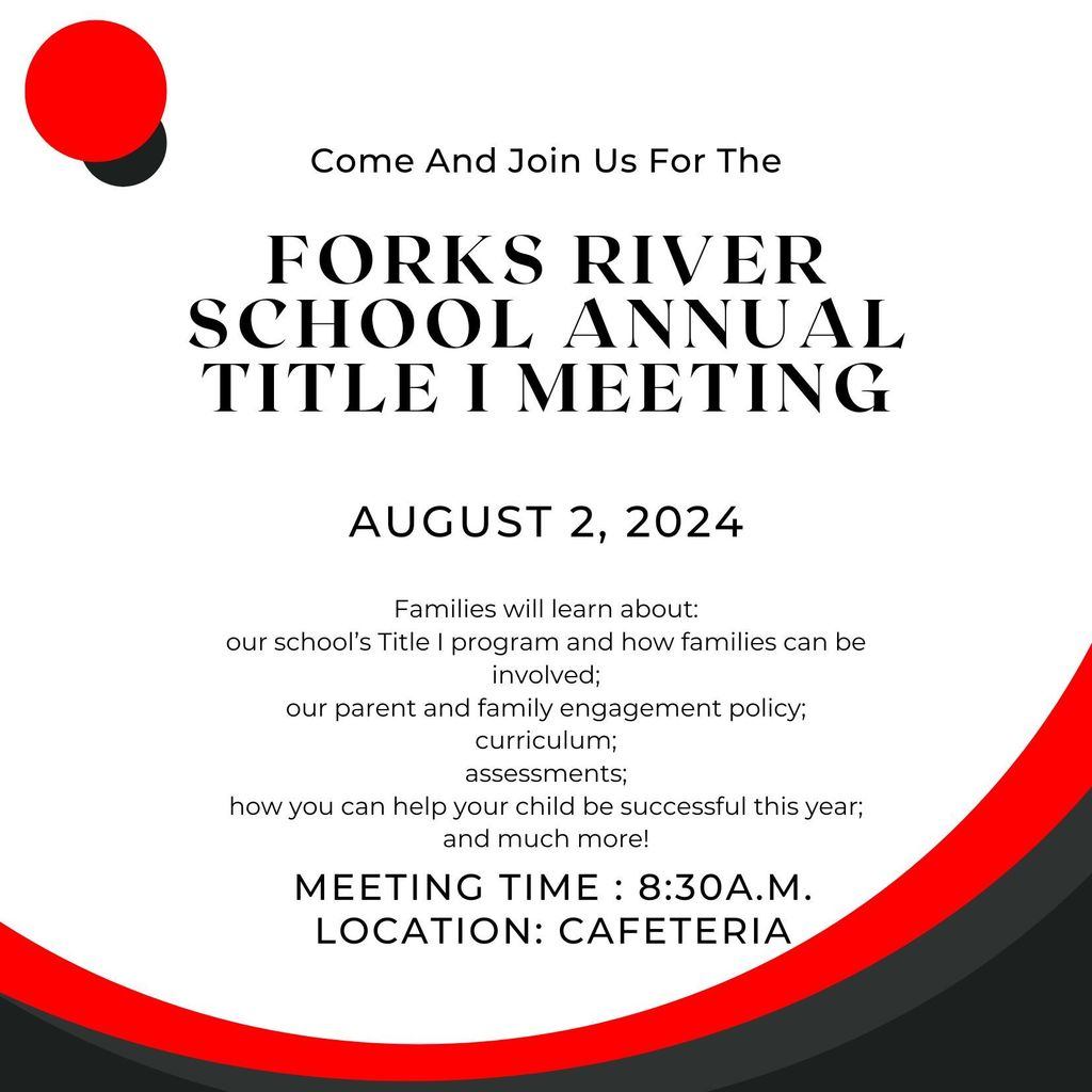 Annual Title I Meeting