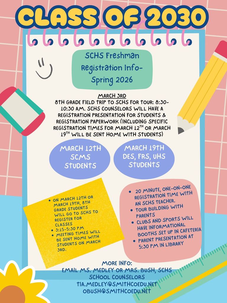 8th Grade Registration