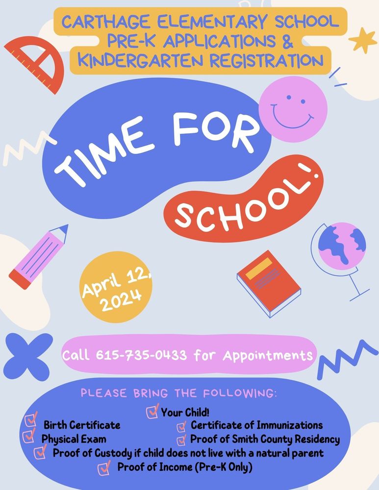 Pre-K Kindergarten Registration